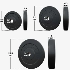 Gorilla Sports Halterschijven Set< Halters En Gewichten