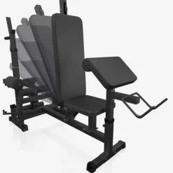 Gorilla Sports Universele halterbank met halterset< Halters En Gewichten