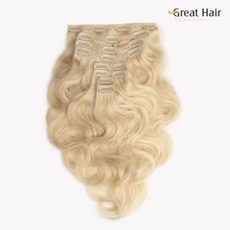 Great Hair Extensions Full Head Wavy 40cm< Hair Extensions