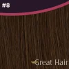 Great Hair Extensions Full Head Straight 40 cm< Hair Extensions