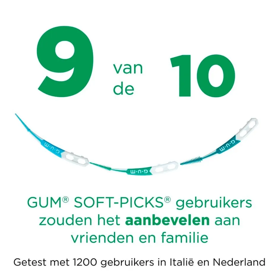 Gum Soft-Picks Minty Interdentale Tandenstokers< Tandenragers|Tandpasta