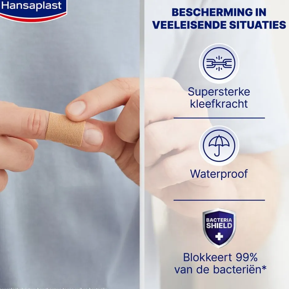 Hansaplast Extra Strong Waterproof Pleisters< Pleisters