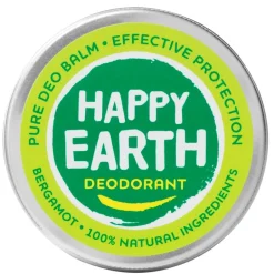 Happy Earth 100% Natural Bergamot Deodorant Balm< Deodorant Creme