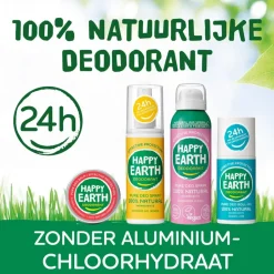 Happy Earth 100% Natural Bergamot Deodorant Balm< Deodorant Creme