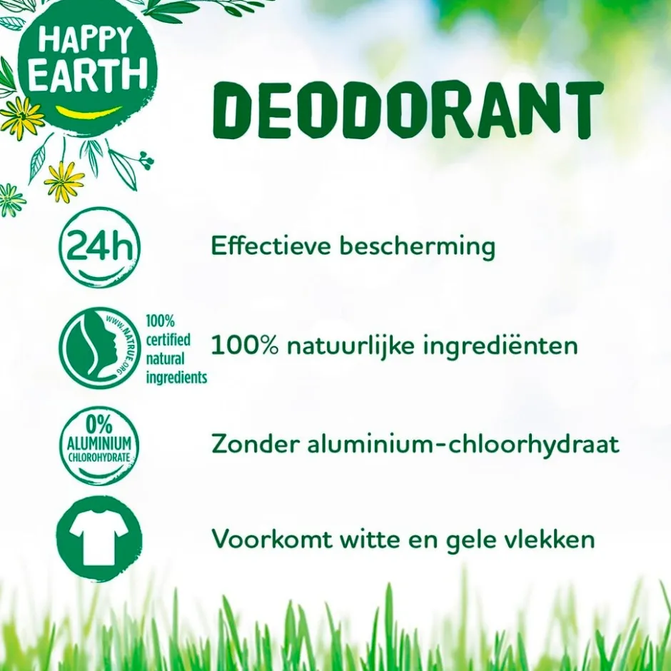 100% Natural Cedar Lime Deodorant Spray|Happy Earth Sale