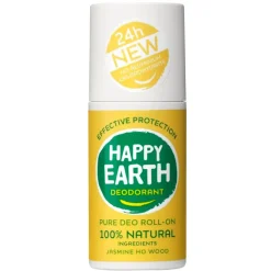 Happy Earth 100% Natural Jasmine Ho Wood Deodorant Roller< Deoroller