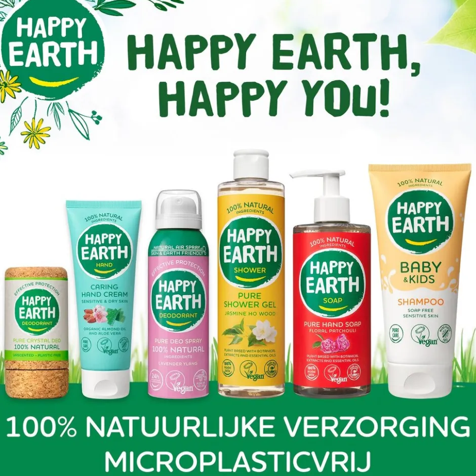 100% Natural Jasmine Ho Wood Deodorant Spray|Happy Earth Best
