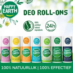 100% Natural Lavender Ylang Deodorant Roller|Happy Earth Best