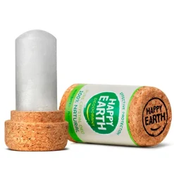 Happy Earth 100% Natural Pure Crystal Geurloze Deodorant Stick< Deostick