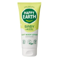 Happy Earth Baby & Kids 100% Natural Soft Bodylotion< Baby Huidverzorging