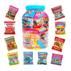 Haribo Mega-Fête strooigoed snoepzakjes mix< Snoep