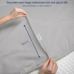 Harris&Darwin Jersey Matras Hoeslaken< Slapen