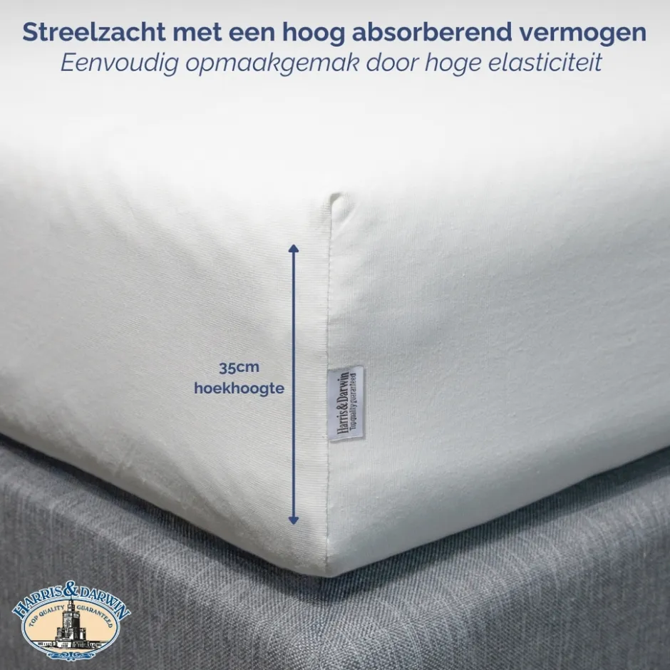 Harris&Darwin Jersey Matras Hoeslaken< Slapen
