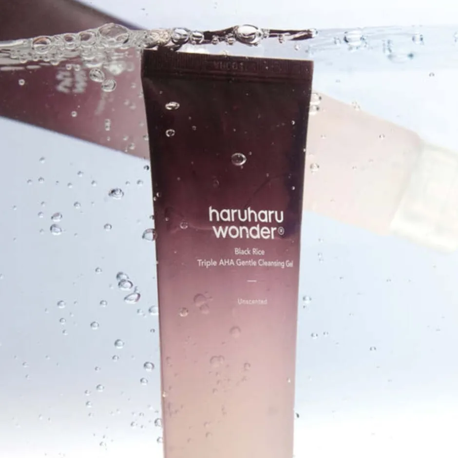 haruharu wonder Black Rice Triple AHA Gentle Cleansing Gel< Korean Skincare|Gezichtsreiniging