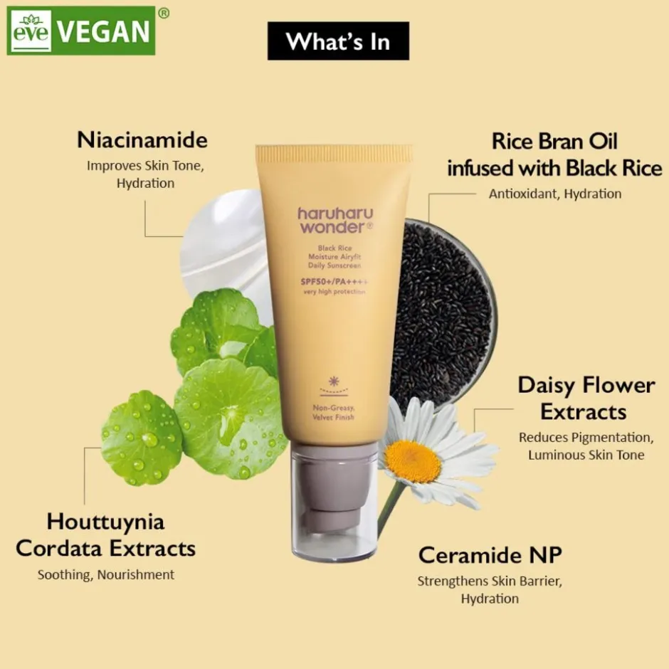 Black Rice Moisture Airyfit Daily Sunscreen SPF50+/PA++++|haruharu wonder Best