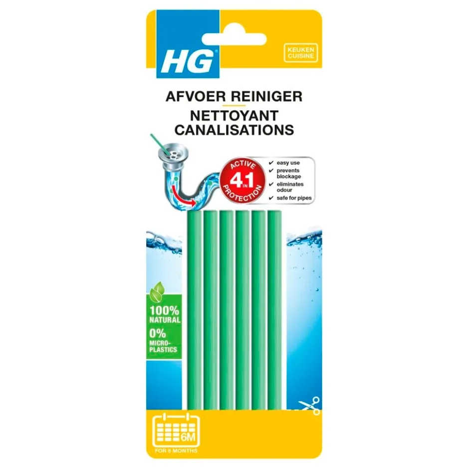 HG Afvoerreiniger Sticks< Schoonmaakartikelen