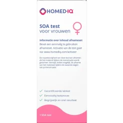 Homed-IQ Soa Test voor Vrouwen< Zelftesten