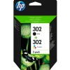 302 Originele Zwarte/Drie-Kleuren Inktcartridges|HP Best