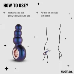 Hueman Outer Space Vibrerende Buttplug< Seksspeeltjes