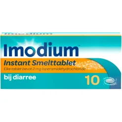 Imodium Loperamide HCl 2mg Smelttabletten bij Diarree< Maag En Darm