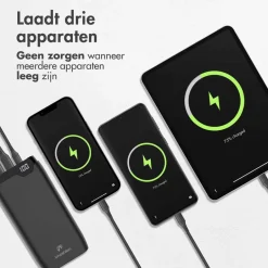 20.000 mAh Powerbank met 22.5W Snellader - Noodpakket|Imoshion Clearance