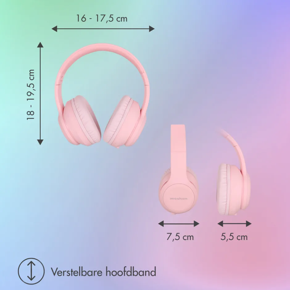 Draadloze Bluetooth Kinder Koptelefoon met LED Verlichting|Imoshion Best