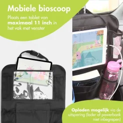 9-in-1 Autostoel Organizer voor Kinderen Inclusief Tablethouder|Imoshion Online