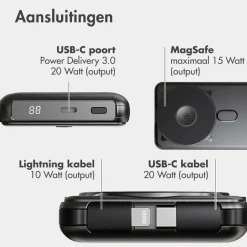 4-in-1 MagSafe Powerbank - 10.000 mAh|Imoshion New