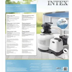 Krystal Clear zandfilterpomp SX2800 8m³/u|Intex New