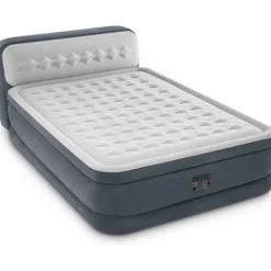 Luchtbed Queen Ultra Plush met Headboard|Intex