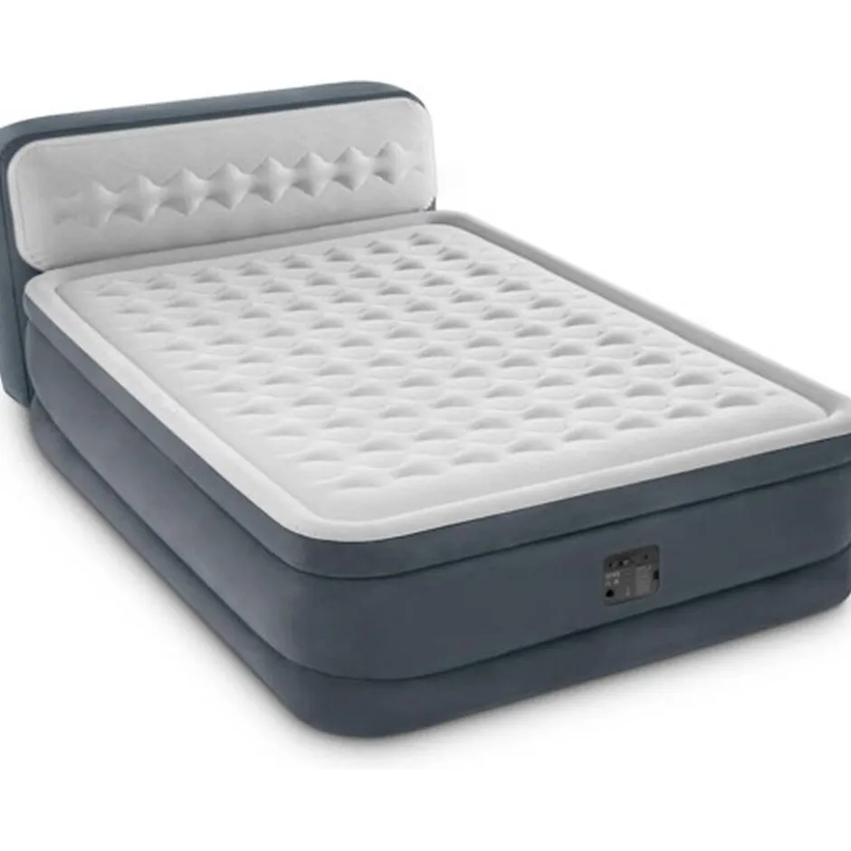 Luchtbed Queen Ultra Plush met Headboard|Intex