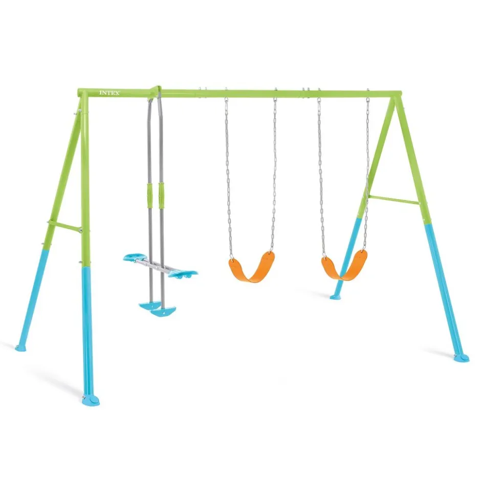 Intex Swings - Driedelige schommel voor kinderen - 343 x 254 x 211 cm< Speeltoestellen