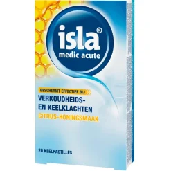 Medic Acute Citrus-Honing Keelpastilles|isla New