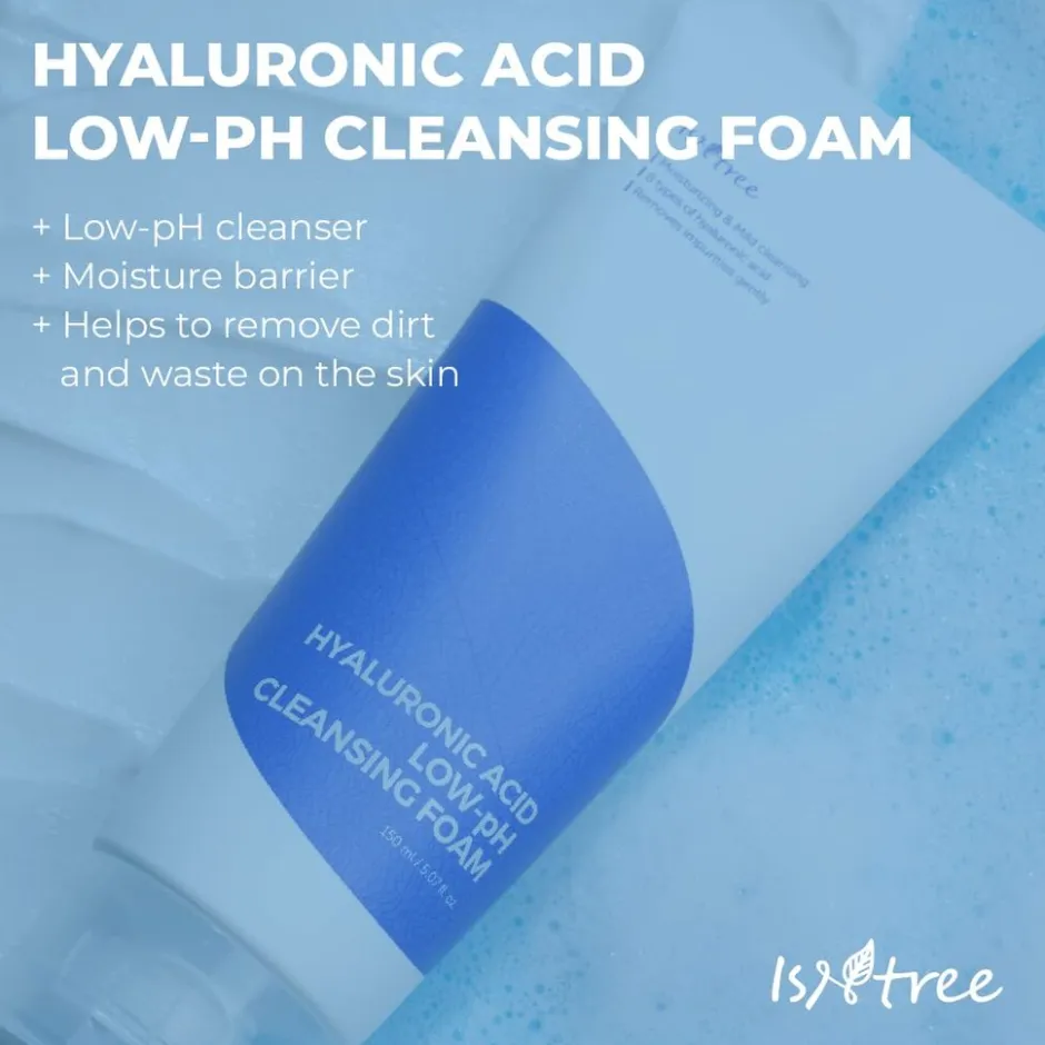 ISNTREE Hyaluronic Acid Low-pH Cleansing Foam< Korean Skincare|Gezichtsreiniging