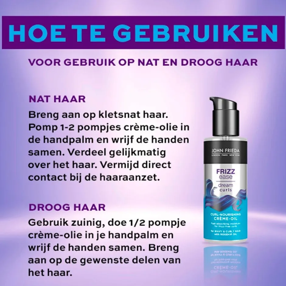 John Frieda Frizz Ease Dream Curls Crème Oil< Haarolie