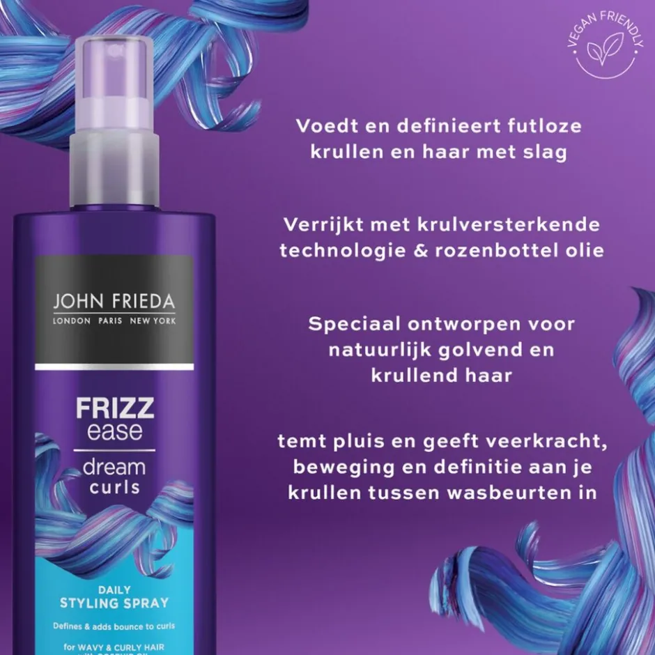 John Frieda Frizz Ease Dream Curls Daily Styling Spray< Haarlak