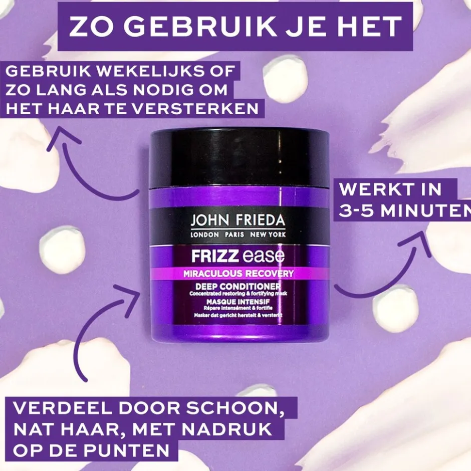 Frizz Ease Miraculous Recovery Deep Conditioner|John Frieda Hot