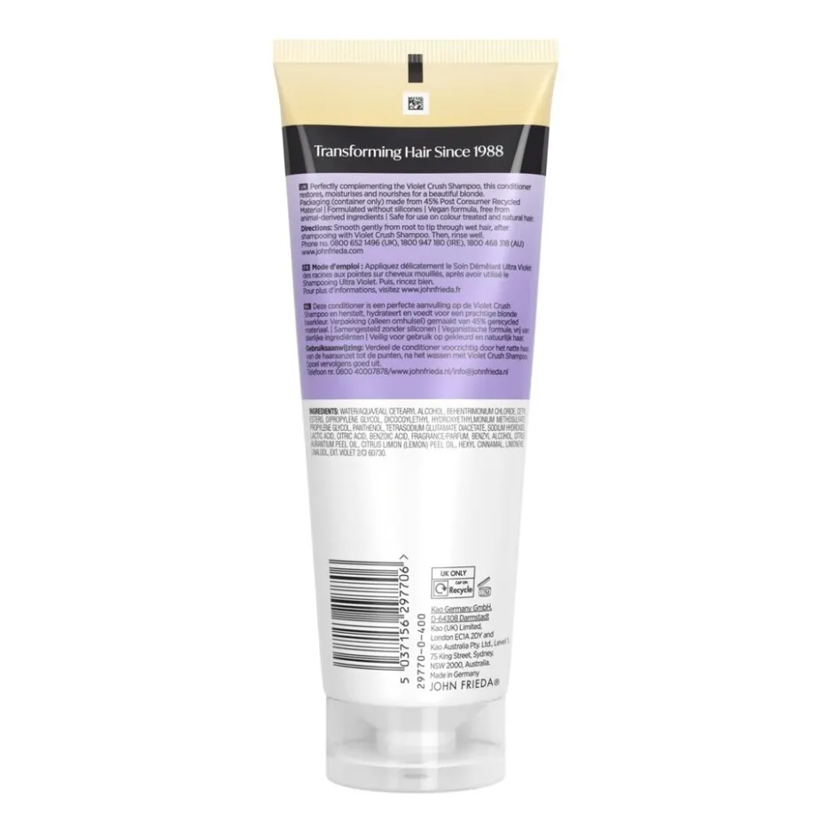 John Frieda Violet Crush Purple Conditioner< Conditioner