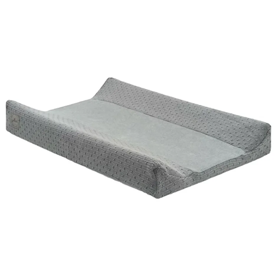 Bliss Knit Storm Grey 50 x 70 cm Aankleedkussenhoes|Jollein Discount