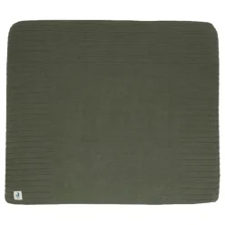 Jollein Pure Knit Leaf Green 75 x 85 cm GOTS Aankleedkussenhoes< Aankleedkussenhoezen|Verrassend Babyvoordeel
