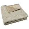 Jollein Soft Waves Olive Green / Velvet 100 x 150 cm Ledikantdeken< Baby Beddengoed