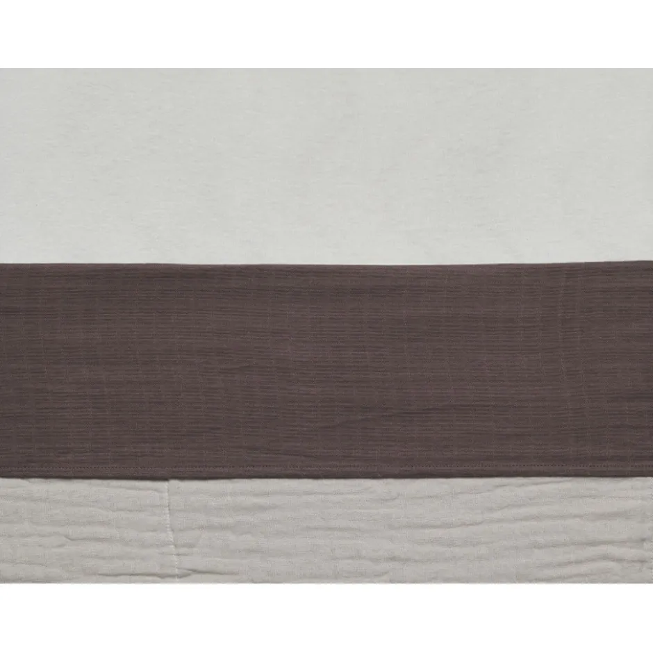 Wrinkled Cotton Chestnut 120 x 150 cm Ledikantlaken|Jollein