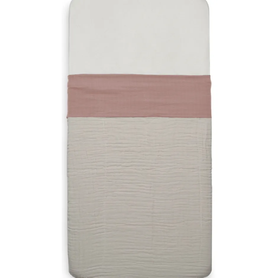 Wrinkled Cotton Rosewood 75 x 100 cm Wieglaken|Jollein New
