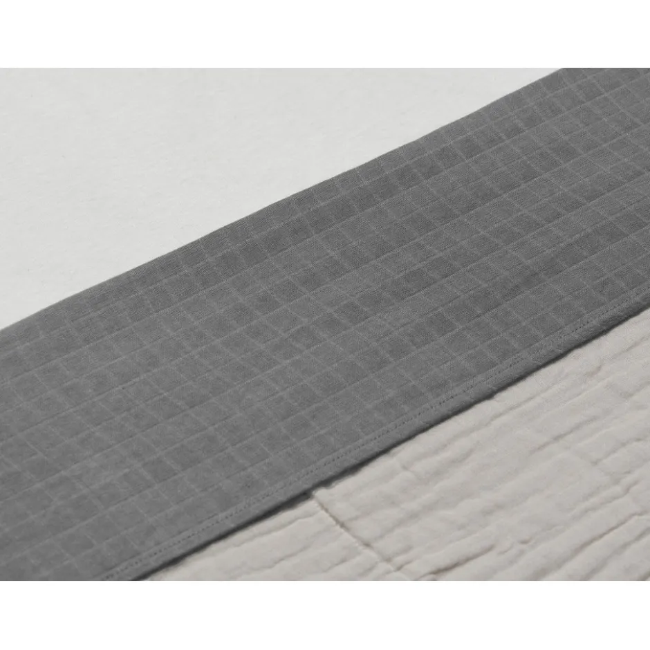 Wrinkled Cotton Storm Grey 75 x 100 cm Wieglaken|Jollein Hot