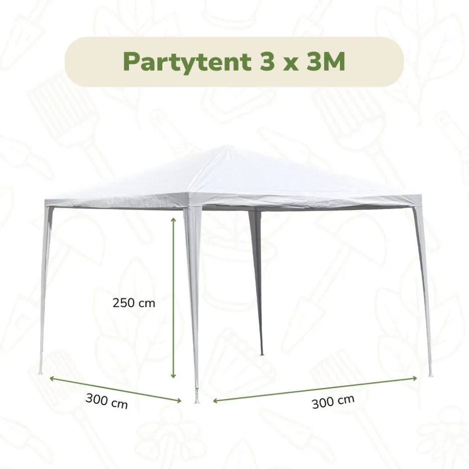 Kinzo Partytent MEKPA7410/007< Buiten En Vrije Tijd