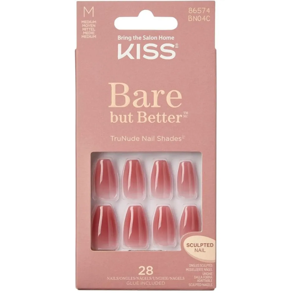 Bare But Better Nude Kunstnagels|Kiss New