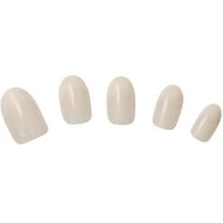 Nude Ovaal Kunstnagels|Kiss Hot