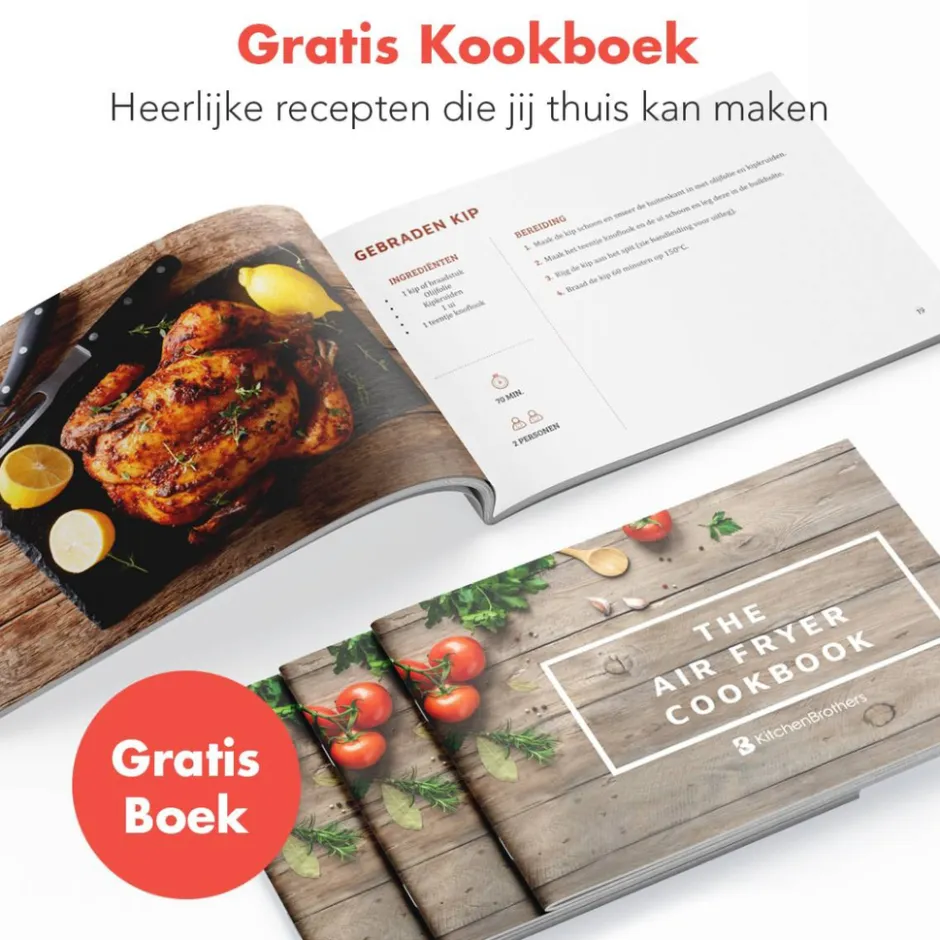 KitchenBrothers Airfryer< Frituurpannen En Airfryers