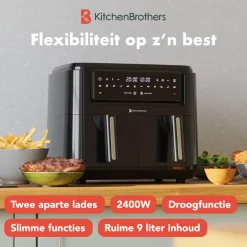 Airfryer XXL Dual Zone|KitchenBrothers