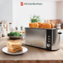 KitchenBrothers Broodrooster Extra Lang< Broodbereiding En Grills